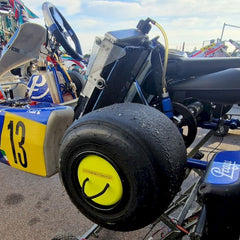 Bouchon de jante arrière pour chauffe pneu - Accessoire karting