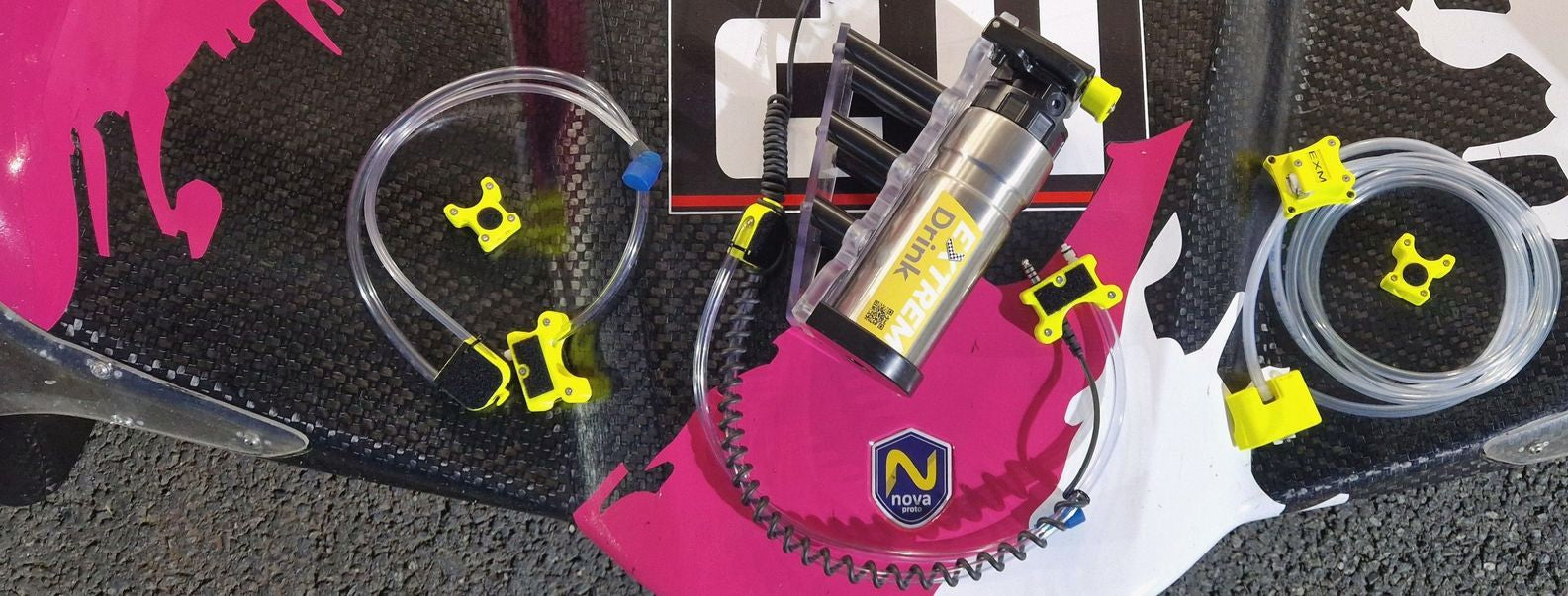 Extrem Drinkg Support Casque Extrem Motorsport
