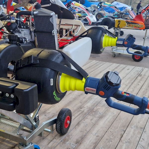 SYSTEME DE CHAUFFE POUR JANTES DE KARTING