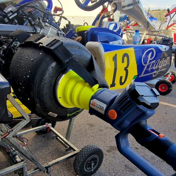 SYSTEME DE CHAUFFE POUR JANTES DE KARTING